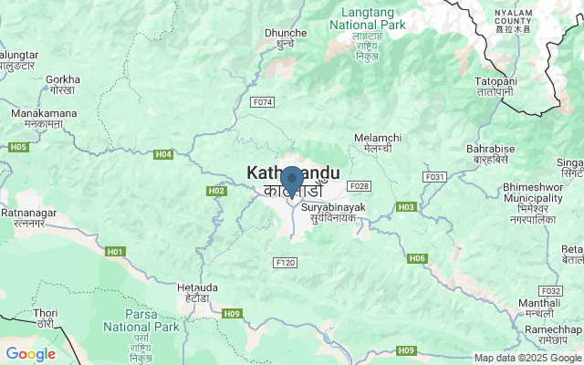 Kaart met locatie Patan Durbar Square